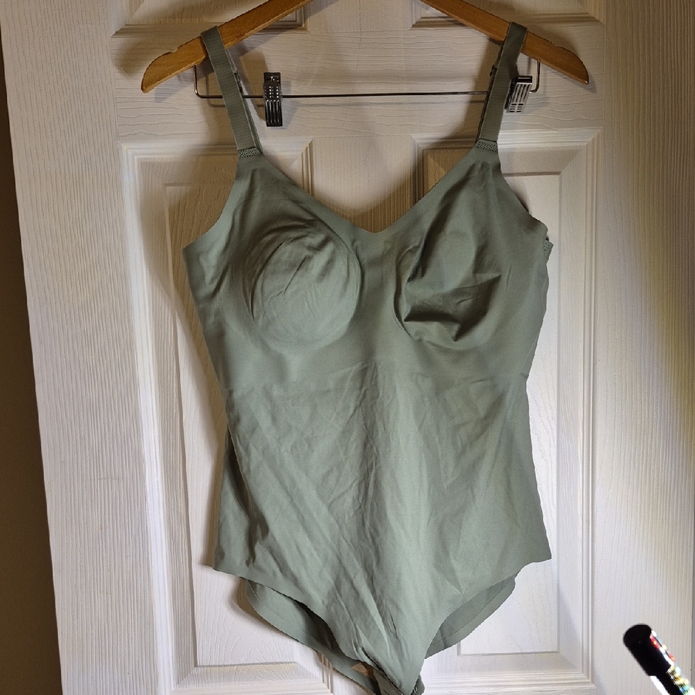 Knix Sage Green Luxelift Bodysuit